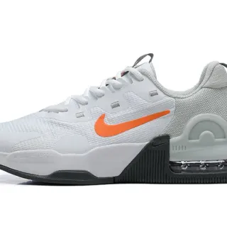 Nike Air Cushion Chaussures de Running Blanc et Orange
