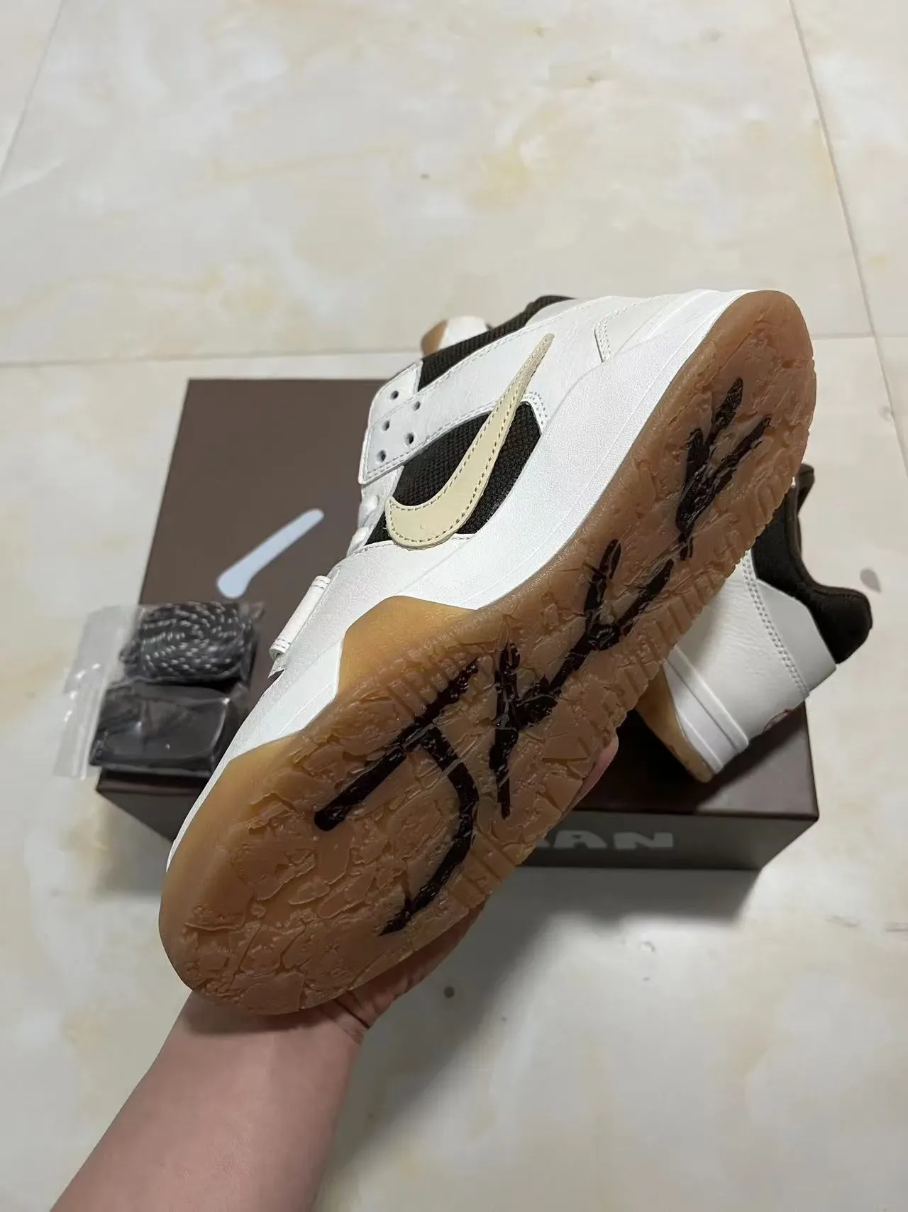 Nike White Black Low-Top Strapped Lifestyle Sneakers 6