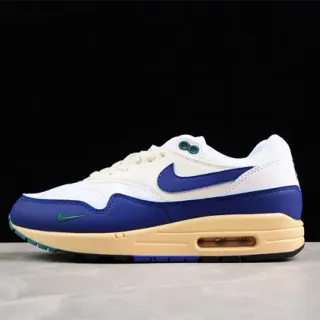 Nike White Blue Low-Top Silhouette Layered Upper Lifestyle Sneakers