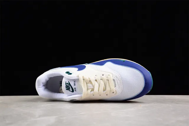 Nike White Blue Low-Top Silhouette Layered Upper Lifestyle Sneakers 12