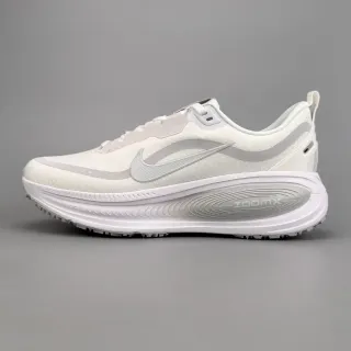 Nike blanco gris parte superior de malla engineered esculpido ZoomX midsole zapatillas de running