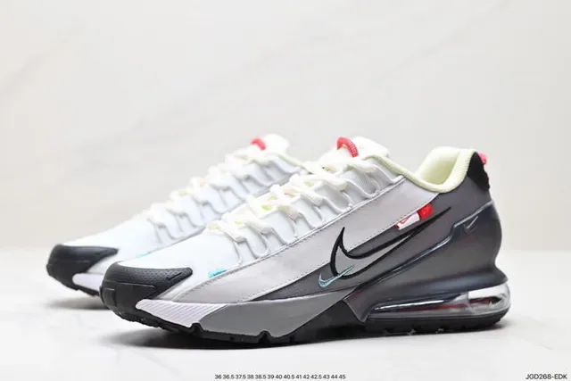 Nike Air Unit Chaussures Lifestyle, Blanches et Grises, Layered Synthetic And Mesh Upper, Visible Heel 7