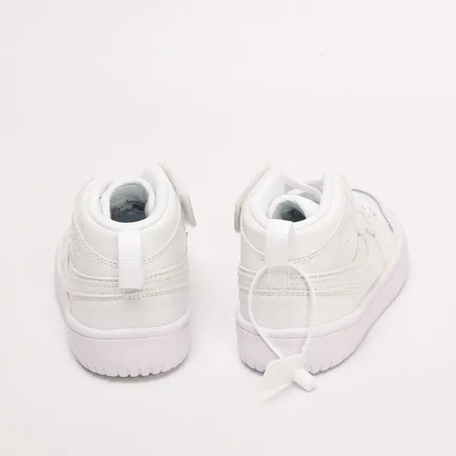 Nike White Pink Low-Top High-Cut Silhouette Padded Ankle Collar Lifestyle Sneakers 24