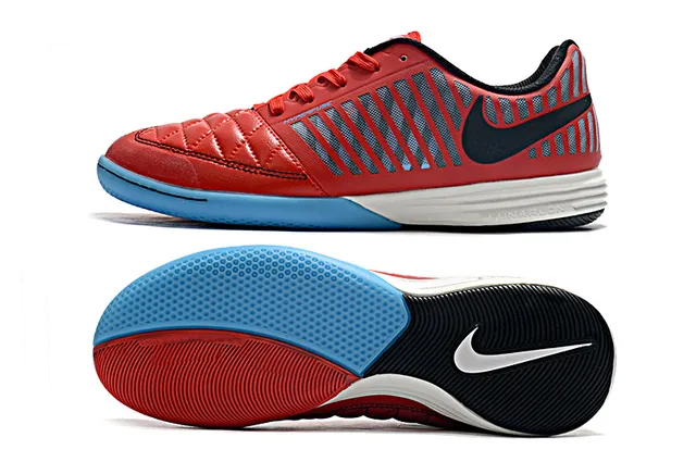Nike أبيض وردي مخيط صناديق الأصابع قفص صناعي أحذية كرة القدم الداخلية 13