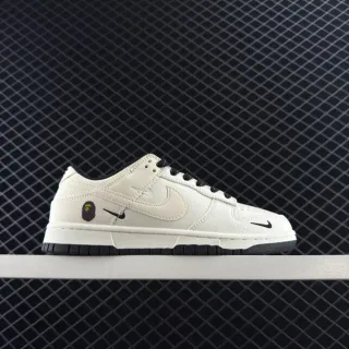 Nike x A Bathing Ape Dunk Low भूरा काला स्केटबोर्ड जूते