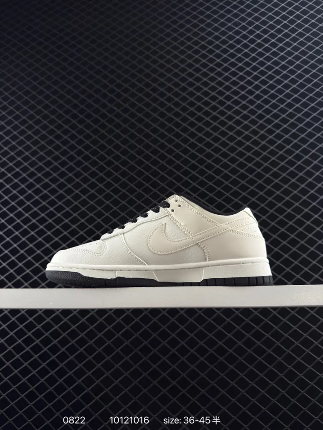 Nike x A Bathing Ape Dunk Low Beige Noir Chaussures de Skateboard 6