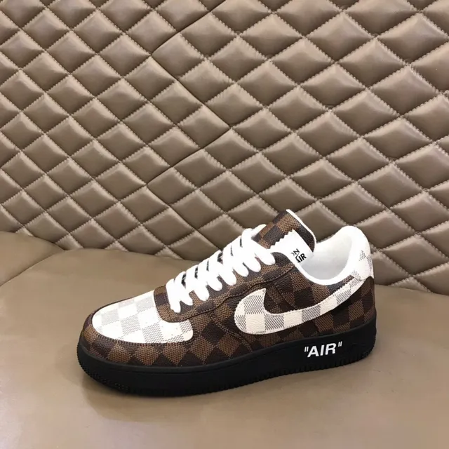 Nike x Off-White Air Force 1 Low Checkerboard Lifestyle Sneakers 5