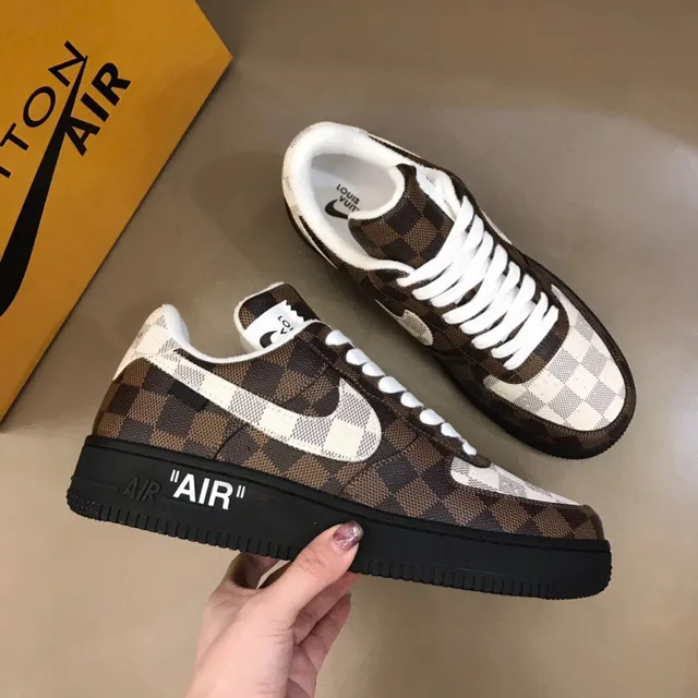 Nike x Off-White Air Force 1 Low Checkerboard Lifestyle Sneakers 6