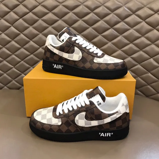 Nike x Off-White Air Force 1 Low Checkerboard Lifestyle Sneakers 7