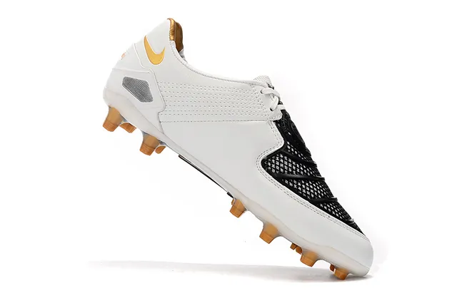 Nike Amarelo Preto Baixo Sintético Superior Assimétrico Cadarço Capa Piso Firme Futebol Sapatos 6