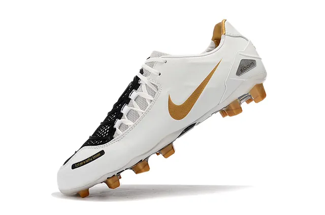 Nike Amarelo Preto Baixo Sintético Superior Assimétrico Cadarço Capa Piso Firme Futebol Sapatos 7