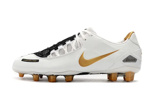 Nike Amarelo Preto Baixo Sintético Superior Assimétrico Cadarço Capa Piso Firme Futebol Sapatos 8