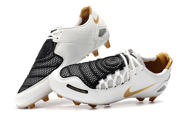Nike Amarelo Preto Baixo Sintético Superior Assimétrico Cadarço Capa Piso Firme Futebol Sapatos 10