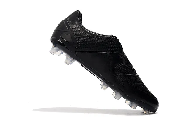 Nike Amarelo Preto Baixo Sintético Superior Assimétrico Cadarço Capa Piso Firme Futebol Sapatos 15