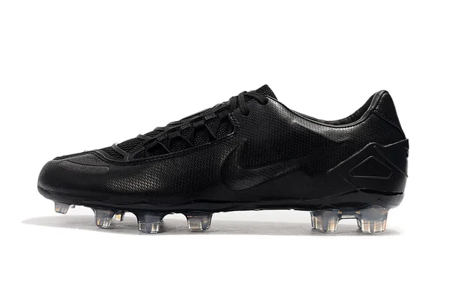 Nike Amarelo Preto Baixo Sintético Superior Assimétrico Cadarço Capa Piso Firme Futebol Sapatos 17