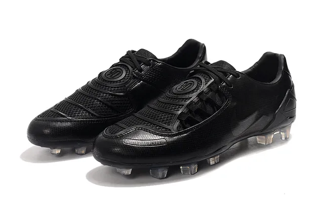 Nike Amarelo Preto Baixo Sintético Superior Assimétrico Cadarço Capa Piso Firme Futebol Sapatos 18