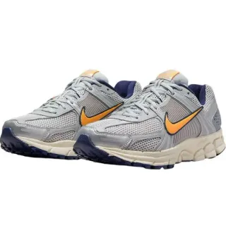 Nike Zoom 2K Gray Navy Mesh Upper Synthetic Cage Overlay Lifestyle Sneakers