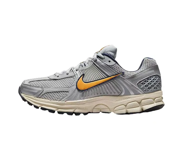 Nike Zoom 2K Gray Navy Mesh Upper Synthetic Cage Overlay Lifestyle Sneakers 2