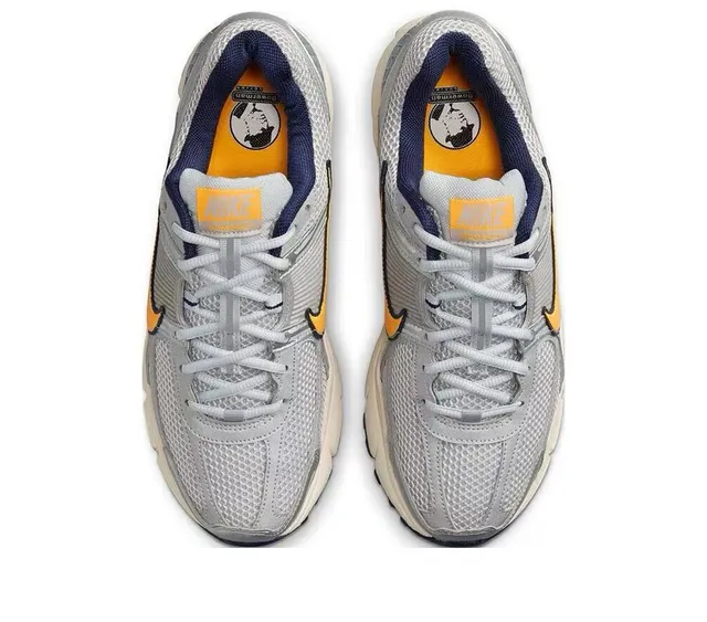 Nike Zoom 2K Gray Navy Mesh Upper Synthetic Cage Overlay Lifestyle Sneakers 3