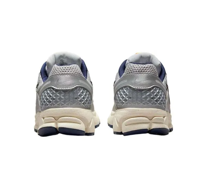 Nike Zoom 2K Gray Navy Mesh Upper Synthetic Cage Overlay Lifestyle Sneakers 4
