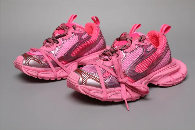 Nike Zoom 2K Pink and Silver Chunky Sneakers 5