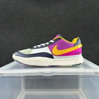 Nike Zoom 2K गुलाबी पीला नेवी कलर-ब्लॉकड मेश-एंड-लीदर लाइफस्टाइल स्नीकर