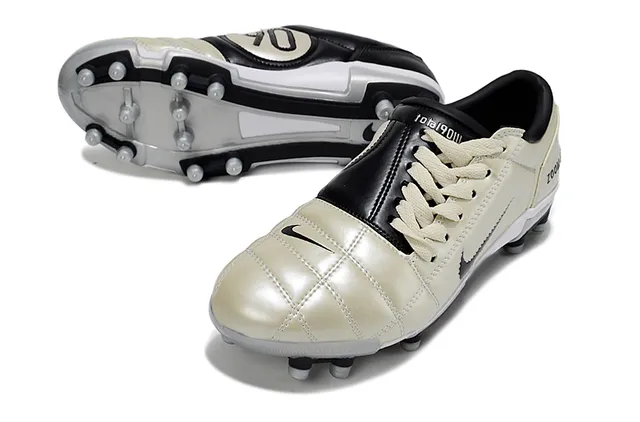 Nike Zoom Air Metallic Cream Firm-Ground Soccer Shoes 5