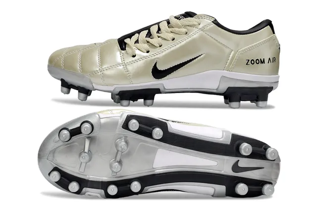 Nike Zoom Air Metallic Cream Firm-Ground Soccer Shoes 7