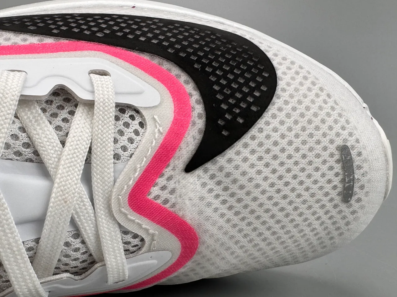 Nike Zoom Fly ZoomX Branco Preto Rosa Tênis de corrida 2