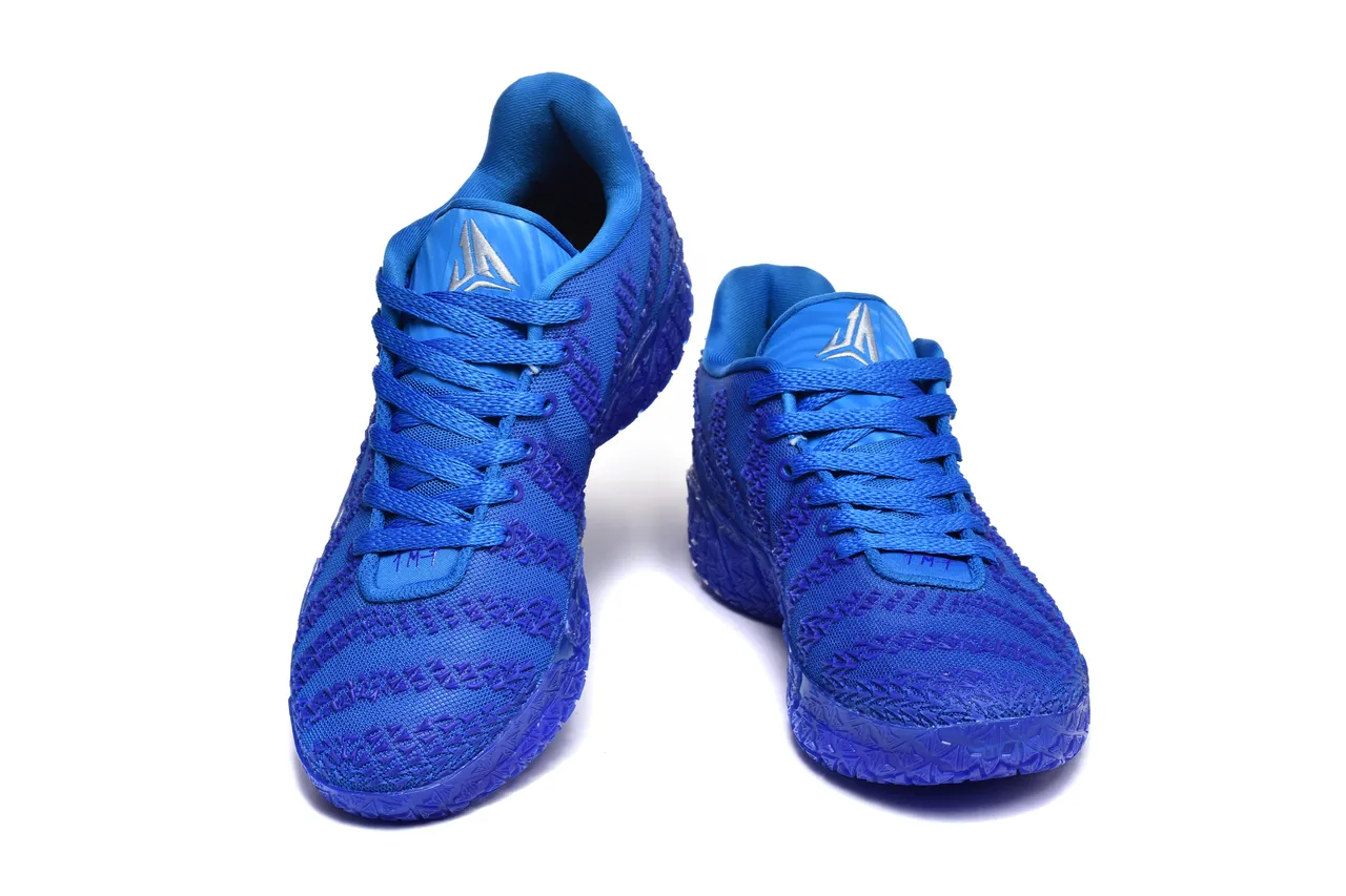 Nike Zoom KDX Royal Blue and Mint Green Basketball Shoes 3
