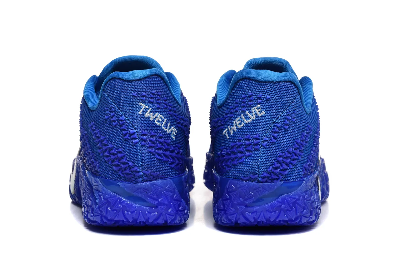 Nike Zoom KDX Royal Blue and Mint Green Basketball Shoes 4