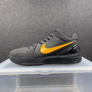 Nike Zoom Kobe IV काला पीला बास्केटबॉल शूज