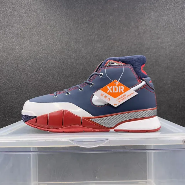 Nike Zoom Kobe IV Dark Blue Red Basketball Shoes 2