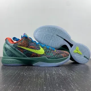 Nike Zoom Kobe VI Multicolor Reptile Basketball Shoes