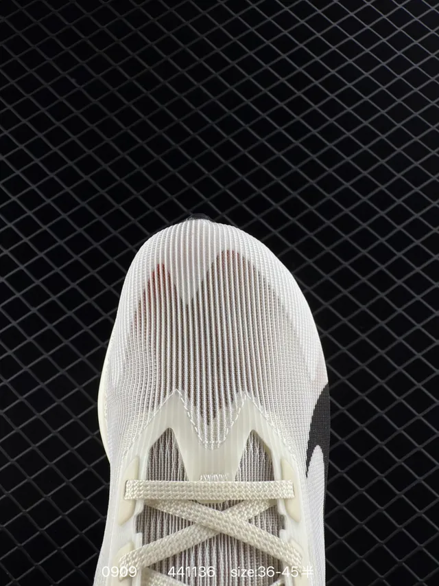 Nike Zoom VaporFly Next% Beige Laranja Engineered Mesh Tênis de corrida 3