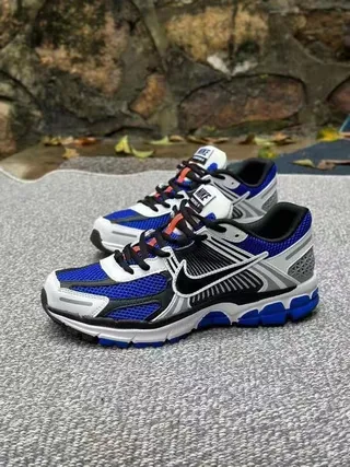 Nike Zoom Vomero 5 Bleu Blanc Tige Maille Stratifiée Synthétique Cage Chaussures de Course 6