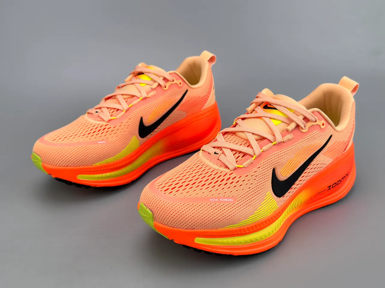 Nike ZoomX Invincible Run Orange Yellow Engineered Mesh Upper Wave-Patterned Midsole Running Shoes 5
