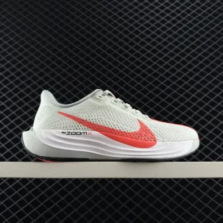 Nike ZoomX zapatillas de correr gris claro y rojo