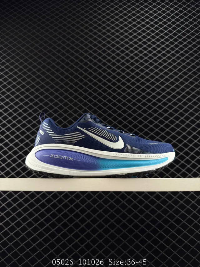 Nike ZoomX Navy Purple Silueta Low-Top Upper de Malla Engineered Zapatos de correr 5