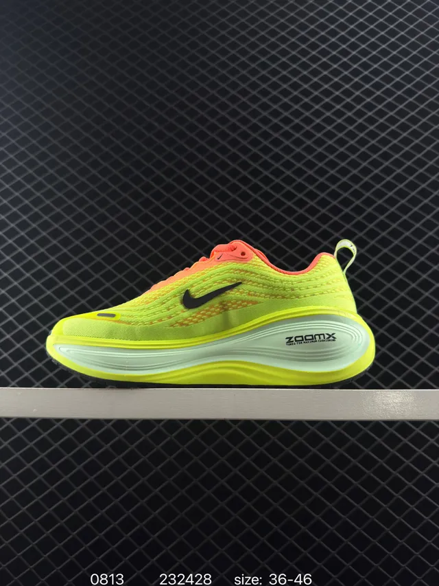 Nike ZoomX Amarelo neon Laranja Tênis de corrida 5