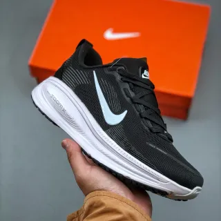 Nike ZoomX Running Shoe Black White Light Blue Running Shoes