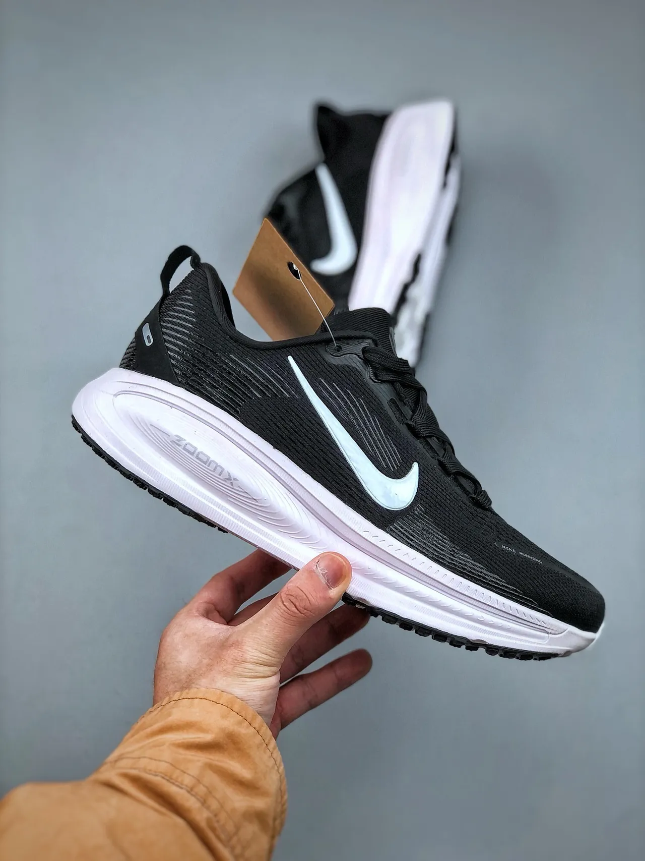 Nike ZoomX Chaussure de course Noir Blanc Bleu clair Chaussures de course 4