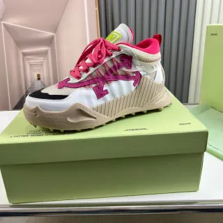 Off-White DDSY-1000 Chunky Runner أبيض وردي بيج Chunky Sneakers