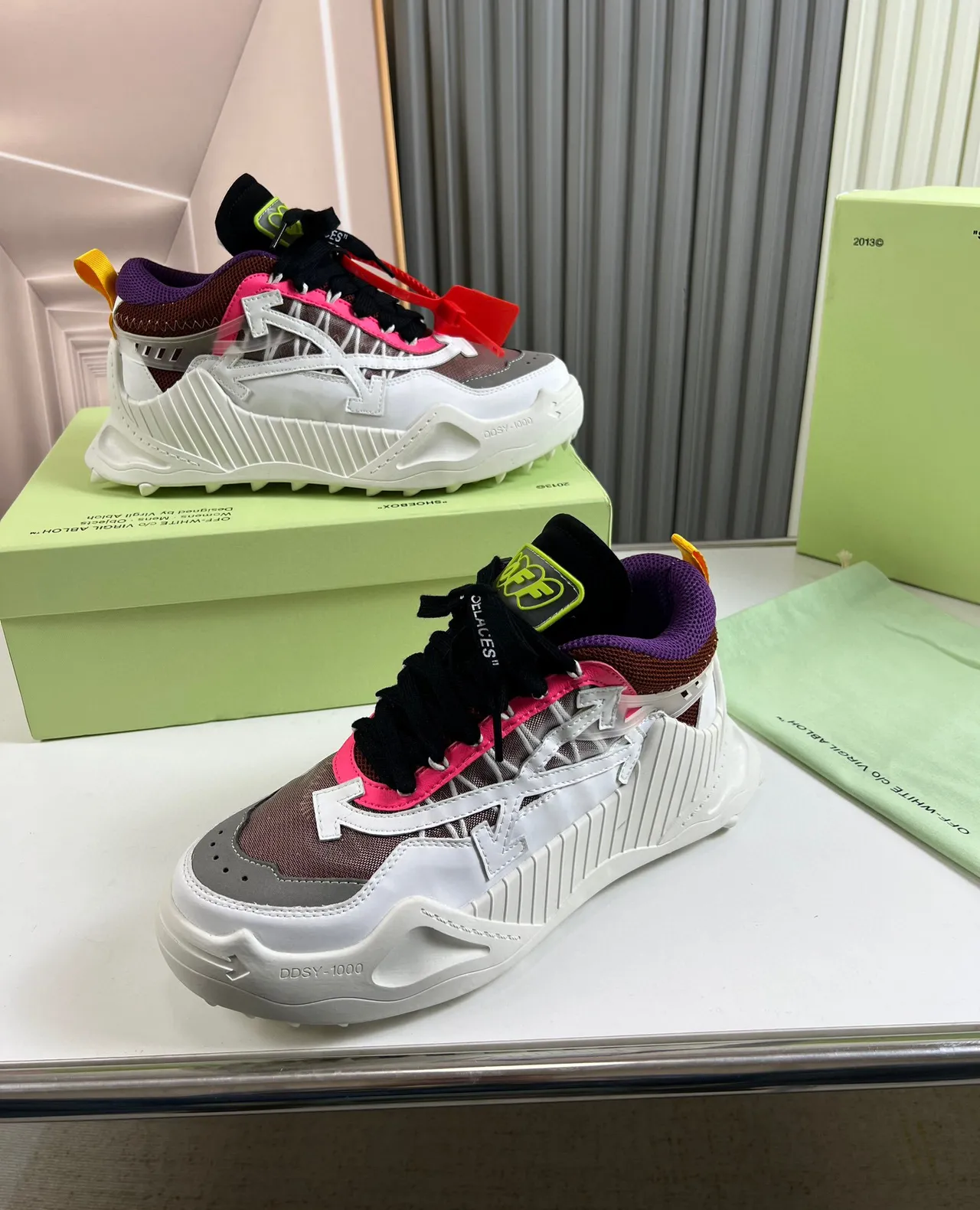 Off-White DDSY-1000 Multicolor Chunky Sneakers 7