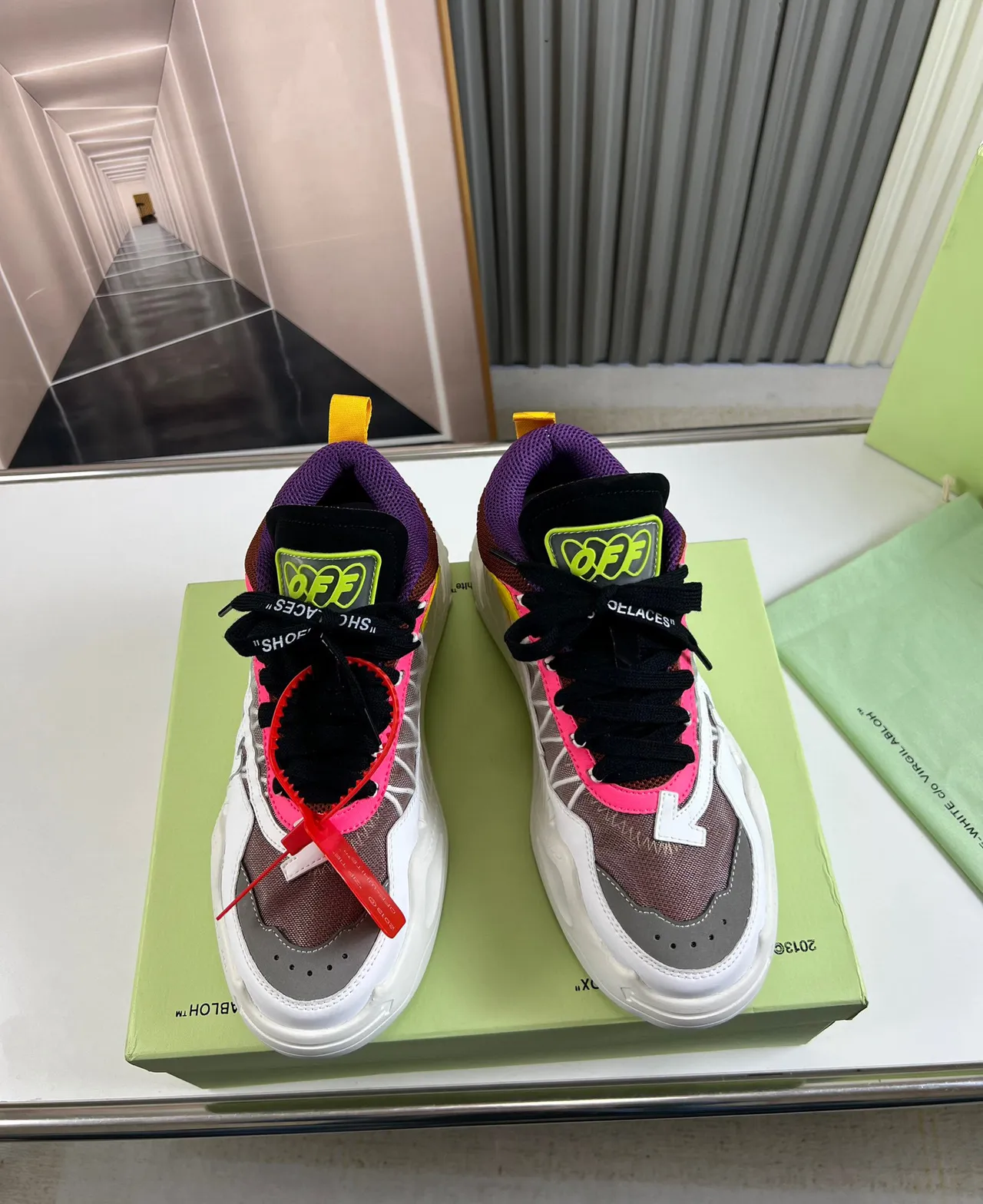 Off-White DDSY-1000 Multicolor Chunky Sneakers 9