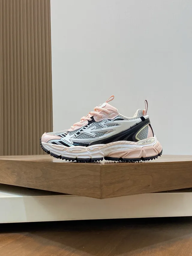 Off-White Runner Zapatillas Chunky Rosa Pastel 3