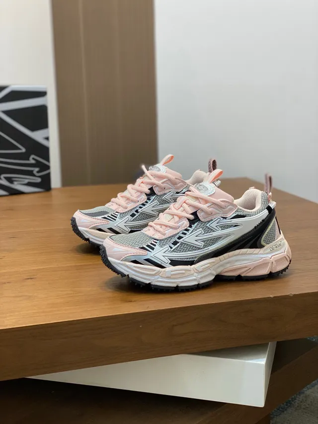 Off-White Runner Zapatillas Chunky Rosa Pastel 4