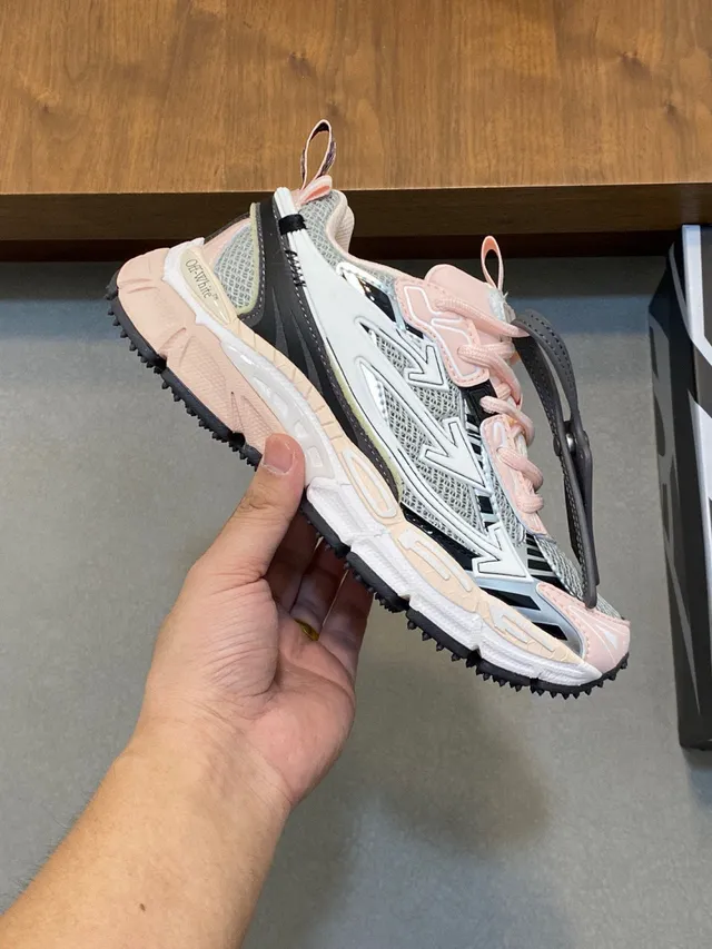 Off-White Runner Zapatillas Chunky Rosa Pastel 5