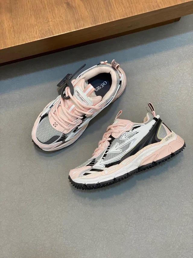 Off-White Runner Zapatillas Chunky Rosa Pastel 6