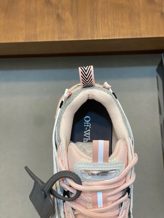 Off-White Runner Zapatillas Chunky Rosa Pastel 7